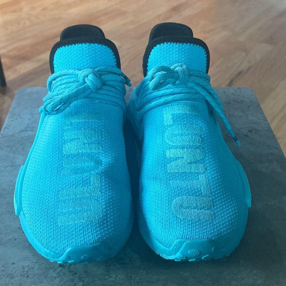 Pharrell X NMD Human Race “Aqua”ADIDAS boys size 5.5  woman’s size 7 - Picture 5 of 10